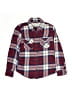 Ocean + Coast 100% Cotton Plaid Red Long Sleeve Button-Down Shirt Size 5 - photo 1