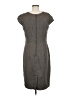 H&M Chevron-herringbone Gray Casual Dress Size 14 - photo 2