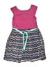 Pinky Chevron-herringbone Pink Dress Size 6 - photo 2