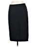 Theory Solid Black Wool Skirt Size 4 - photo 1