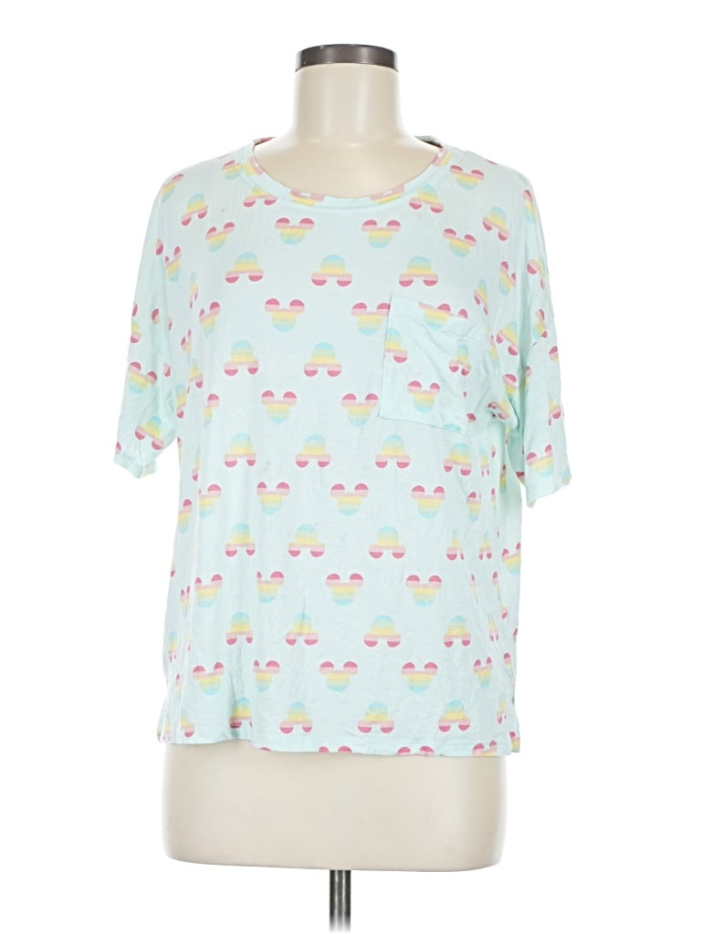 Pre-owned Disney Short Sleeve T-shirt In Blue