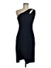 Aqua Solid Black Cocktail Dress Size 6 - photo 1