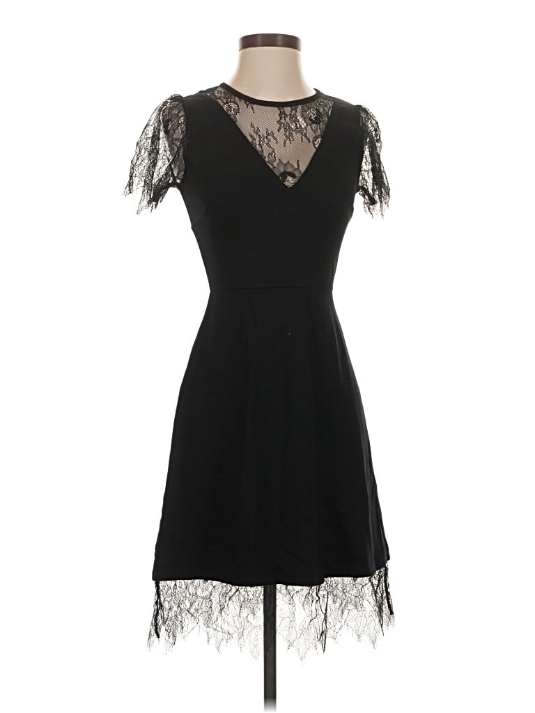Pre-owned French Connection Cocktail Dress In Black