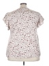 Shein Curve Hearts Ivory Short Sleeve Blouse Size 20 Plus (4) - photo 2