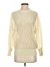 Aleeza Stripes Ivory Turtleneck Sweater Size XS - photo 1