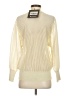 Aleeza Stripes Ivory Turtleneck Sweater Size XS - photo 2
