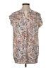 Pleione Floral Ivory Short Sleeve Blouse Size XS - photo 1