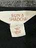 Sun & Shadow 100% Viscose Black Long Sleeve Blouse Size L - photo 7
