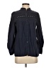 NY Collection Blue Long Sleeve Blouse Size S - photo 1