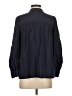 NY Collection Blue Long Sleeve Blouse Size S - photo 2