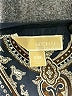 MICHAEL Michael Kors 100% Silk Paisley Black Poncho Size S - photo 7