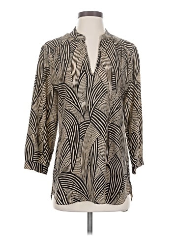 Amanda Uprichard 3/4 Sleeve Silk Top (view 1)
