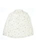 Zara Stars Ivory Long Sleeve Button-Down Shirt Size 7 - photo 1