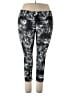 NIPON BOUTIQUE Graphic Black Active Pants Size 24W - photo 1