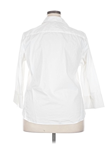 Foxcroft 3/4 Sleeve Button-Down Shirt (view 2)