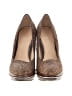 Cole Haan Animal Print Gold Tan Heels Size 10 - photo 2