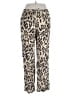 MNG 100% Viscose Animal Print Gold Casual Pants Size XL - photo 1