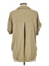 Blu Pepper 100% Rayon Tan 3/4 Sleeve Button-Down Shirt Size L - photo 2