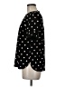 Ann Taylor Polka Dots Black Short Sleeve Blouse Size M - photo 5