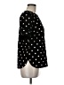 Ann Taylor Polka Dots Black Short Sleeve Blouse Size M - photo 4