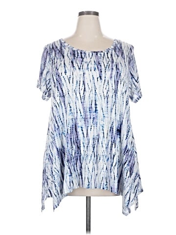 St. Tropez West Short Sleeve Blouse (view 1)