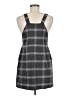 New Look Plaid Gray Casual Dress Size 6 (petite) - photo 2