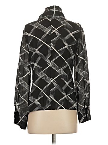 Etcetera Long Sleeve Silk Top (view 2)