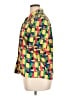 Traditions 100% Polyester Color Block Yellow Short Sleeve Blouse Size XL (estimated) - photo 5
