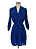 rue21 100% Polyester Solid Blue Casual Dress Size S - photo 1