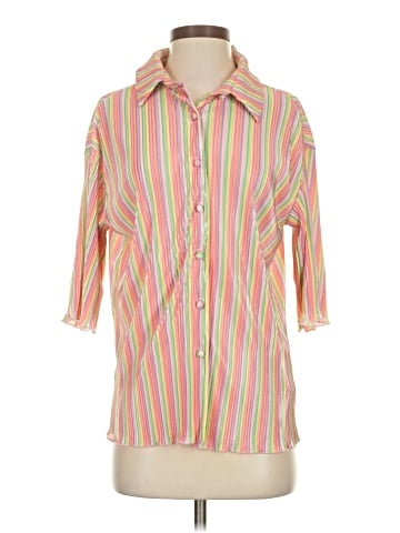 Jess Lea 3/4 Sleeve Button-Down Shirt (view 1)
