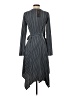 BCBGMAXAZRIA Stripes Gray Casual Dress Size S - photo 2
