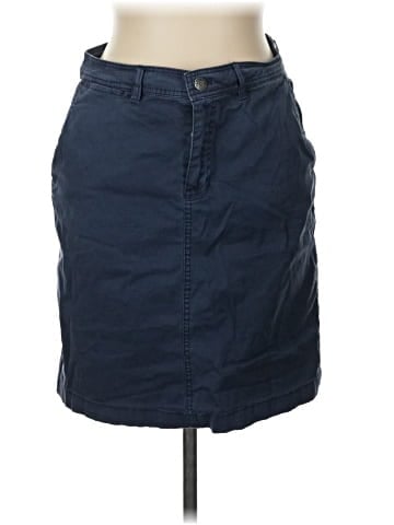 Pendleton Denim Skirt (view 1)