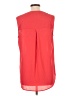Pleione 100% Polyester Red Sleeveless Blouse Size L - photo 2