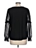 Maurices Black Long Sleeve Blouse Size L - photo 2