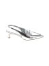 Reformation Metallic Silver Gray Heels Size 8 - photo 1