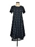 Lularoe Print Blue Casual Dress Size XXS - photo 1