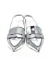 Reformation Metallic Silver Gray Heels Size 8 - photo 2