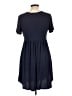 Acting Pro Solid Blue Casual Dress Size L - photo 2