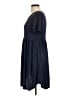 Acting Pro Solid Blue Casual Dress Size L - photo 5