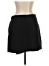 The Cue by Cher Qu 100% Wool Chevron-herringbone Black Wool Skirt Size S - photo 2