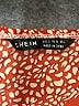 Shein 100% Polyester Paisley Orange Cocktail Dress Size S - photo 7