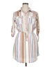 Bebop 100% Polyester Ivory Casual Dress Size L - photo 1