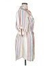 Bebop 100% Polyester Ivory Casual Dress Size L - photo 4