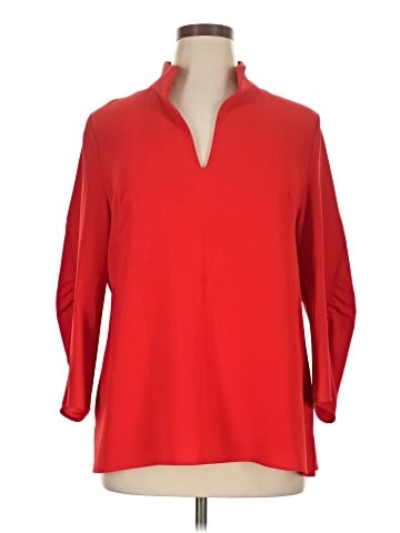 Lafayette 148 New York 3/4 Sleeve Blouse (view 1)