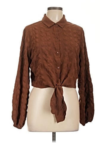 Guess Long Sleeve Blouse (view 1)