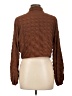 Guess Brown Long Sleeve Blouse Size L - photo 2