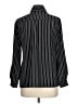 Elementz Stripes Black Long Sleeve Blouse Size L (petite) - photo 2