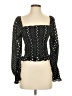 LoveShackFancy Black 3/4 Sleeve Blouse Size XS - photo 1