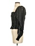 LoveShackFancy Black 3/4 Sleeve Blouse Size XS - photo 5