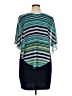 En Focus Studio Stripes Teal Casual Dress Size 14 - photo 2